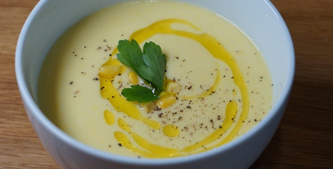 Japanese Corn Potage (Corn Soup)