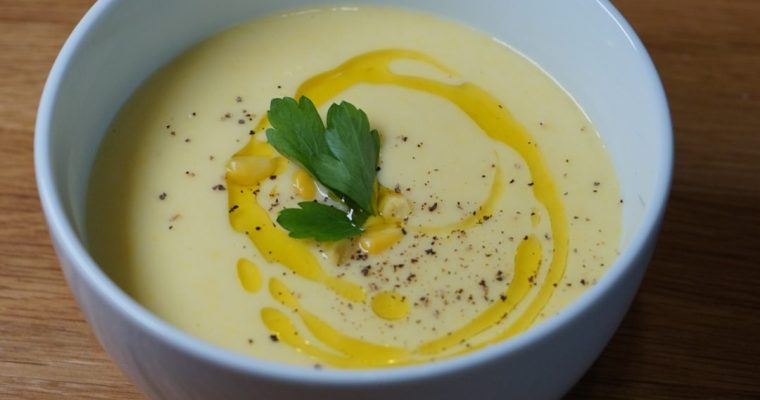 Japanese Corn Potage (Corn Soup)