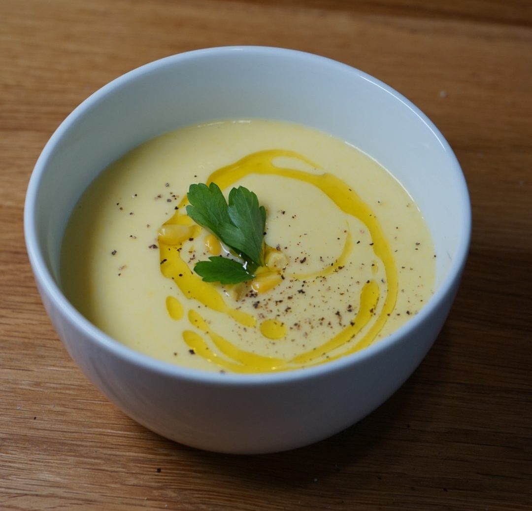 Japanese Corn Potage (Corn Soup)